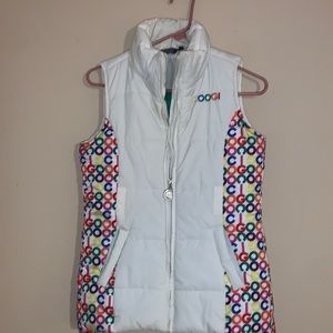 Coogi Quarter Zip Puffer Vest Large